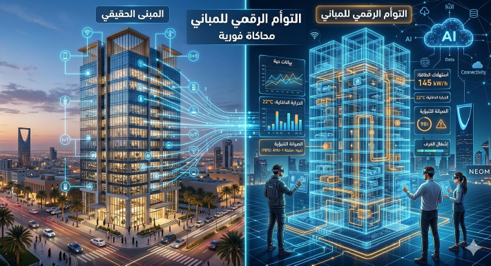 التوائم الرقمية للمباني